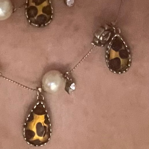 Betsey Johnson Triple Strand Necklace - Picture 2 of 4